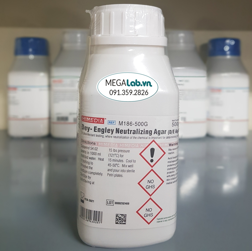 Dey-Engley Neutralizing Agar (DE Agar Disinfectant Testing) M186-500G